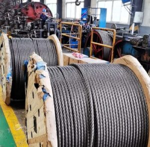 Compacted wire rope